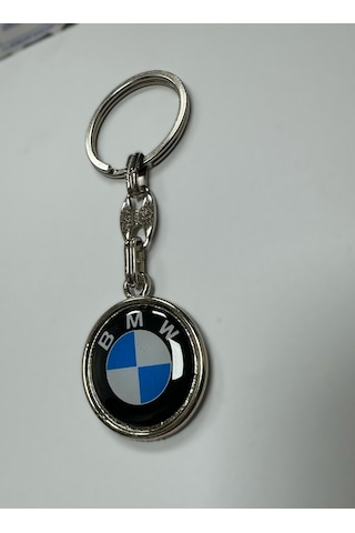 Bmw Yazılı Metal Damla Anahtarlık Çift Yönlü 1 Adet
