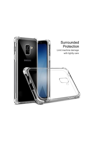 Samsung Uyumlu Galaxy J2 Pro 2018 Kılıf Zore Nitro Anti Shock Silikon Renksiz