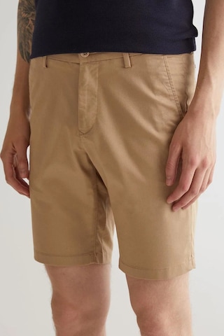 Gant Men's Slim Fit Chino Bermuda Shorts Erkek Dar Kesim Kanvas Bermuda Şort Bej