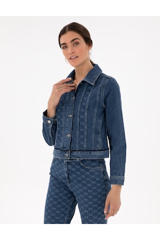 Pierre Cardin Kadın Koyu Mavi Ceket Denim 50306747-vr032 Koyu Mavi