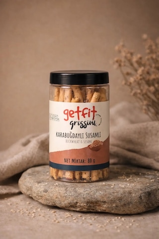 Get Fit Glutensiz & Şekersiz Karabuğdaylı Susamlı Grissini 80 G