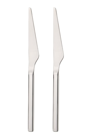 Mudo Home New Premıum Steel 2'li Tatlı Bıçağı Gümüş