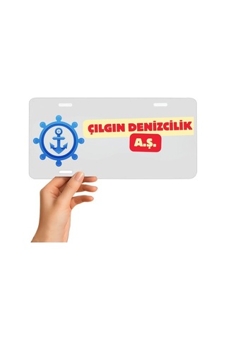 Kişiye Özel Logolu Retro Metal Tabela - Şirketlere Özel Nostaljik Ofis Kapı Ve Duvar Levhası