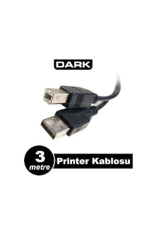 Dark Dk-Cb-USB2Prnl300 3 Mt USB 2.0 Yazıcı ve Data Kablosu (B-Ti