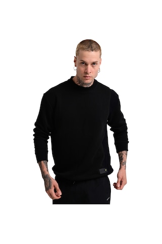 Sportive Alicante Erkek Siyah Günlük Stil Sweatshirt 24ke003-syh 1656134 SiYAH
