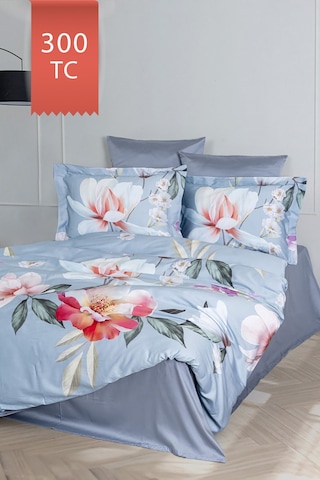 Varol Royal Saten 300tc Nevresim Takımı Çift Nevresimli Family Size - Estiva Çok Renkli