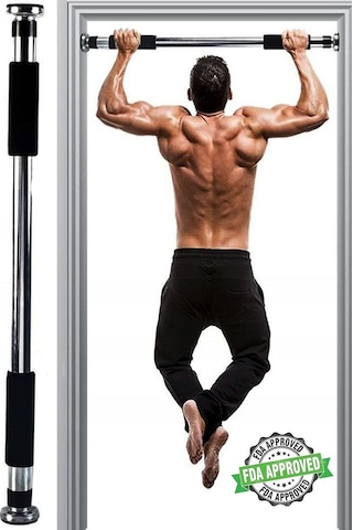 Desfabe Krom Koridor Kapı Barfiks Barı Ayarlanabilir 62 - 100 CM