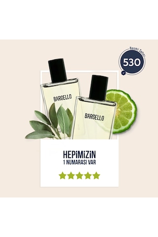 Bargello 530 Fresh Erkek Parfüm EDP 2 x 50 ML
