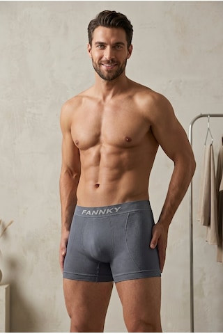 Fit Women Erkek Casual Comfort Günlük Gri Boxer