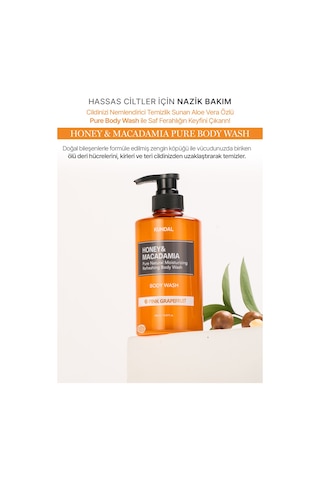 Kundal Honey & Macadamia Pink Grapefruit Pure Body Wash 500 ML