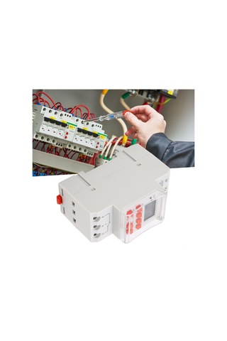 Vkemall 30a Programlanabilir Dijital Zaman Kontrolü Anahtarı - 1 Saniye En Küçük Zamanlama, 168 Saat Maksimum Süre, Lcd Ekranlı, Ac 220-240v, Dahili Pil