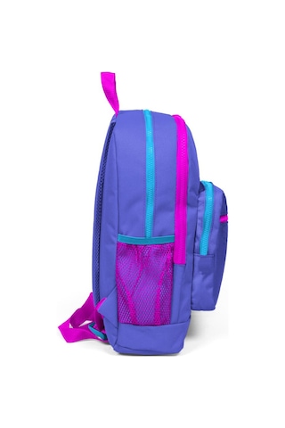 Coral High Kids Lavanta Dört Bölmeli USB Şarjlı Kulaklık Çıkışlı Okul Sırt Çantası 23803