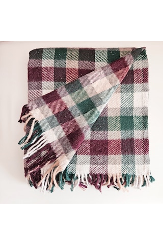 Çift Kişilik Pamuklu Battaniye 180x200 Cm 5032 Çok Renkli