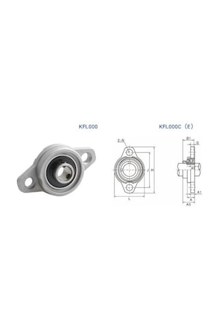 Kfl000 Yataklı Rulman(10Mm)