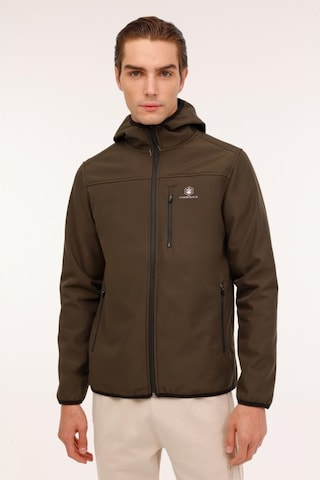 Lumberjack Bsc Sftshell 4pr Haki Su İtici Outdoor Casual Spor Mont Haki