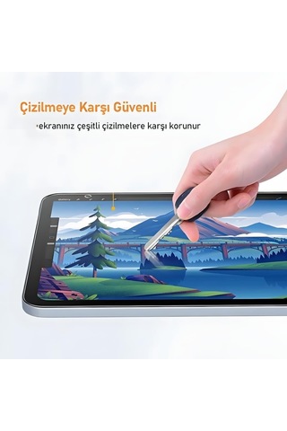 Honor Pad X9 İle Uyumlu Tablet Temperli Cam Ekran Koruyucu Kırılmaz Cam Koruma Tbk-01 Şeffaf, Honor Pd X9