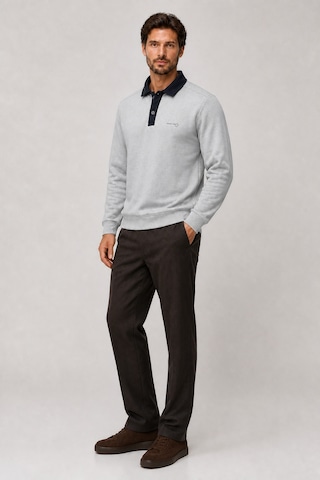 Redline Snap Erkek Regular Fit Düğmeli Kışlık Sweatshirt Gri