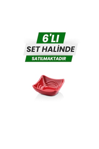 Alezy 522 Göreme Melamin Termostar Ürgüp Tekli Sosluk 8x8 Kırmızı