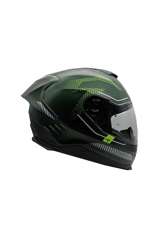 Nexx Y.100R Baron Kapalı Motosiklet Kaskı Mat Yeşil
