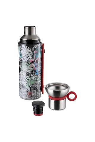 Bugatti Termo Taşıma Kulplu Paslanmaz Çelik La Vılle Desenli Termos 1500ml Bbp-lv1500ı3