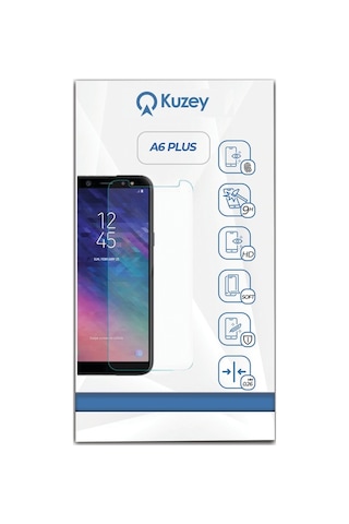 Samsung Uyumlu Galaxy A6 Plus Temperli Ekran Koruyucu Cam (479145550)