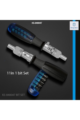 Kingsdun 10 U 1 Arada Circirli Çift Yönlü Tornavida Seti Ks-840047