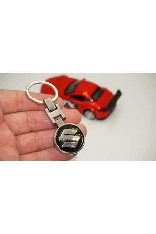 Suzuki Uyumlu Logo Krom Metal Çift Yön Anahtarlık Ürün