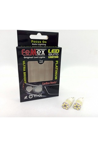 Femex Ampul Platinum T10 30smd 4014 Chipset Seramik Led
