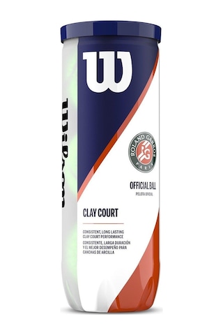 Wilson Roland Garros Clay Court 3lü Toprak Kort Tenis Topu