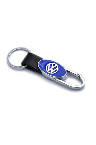 Volkswagen Metal Deri Kancalı Anahtarlık Şık Kaliteli Aksesuar Çanta Araba New