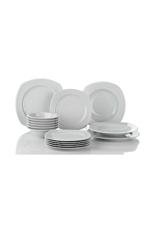 Kütahya Porselen Çisil 24 Parça 6 Kişilik Yemek Seti Çok Renkli