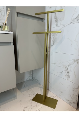 lyla concept Nilüfer Uzun İki Kollu Havluluk - Kağıt Havluluk - Gold Gold