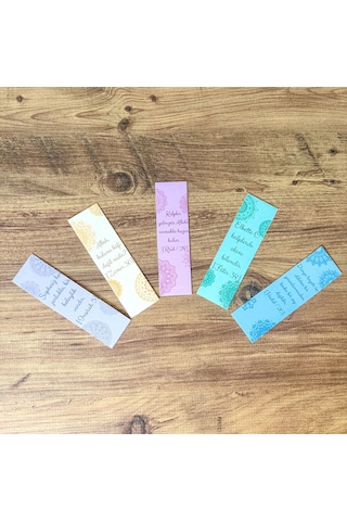 5 Adet Ayetler Kitap Ayracı 155x45 Mm
