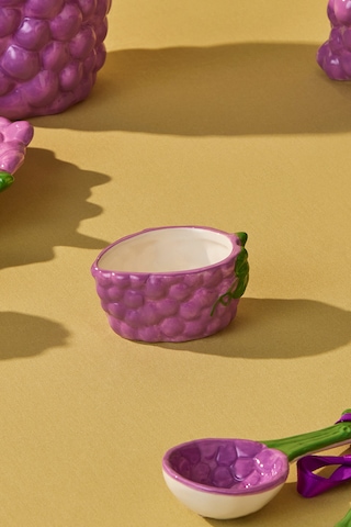 Karaca Üzüm Desenli Grape Sosluk 8 Cm Mor