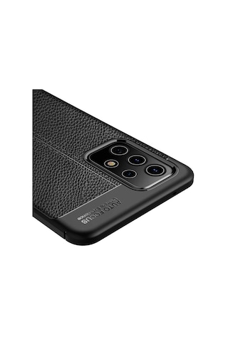 Samsung Uyumlu Galaxy A72 Kılıf Zore Niss Silikon Kapak-Siyah
