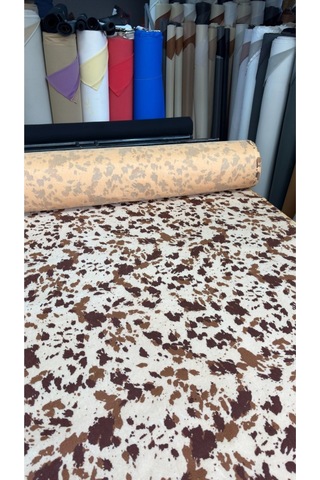 Dana Desen Süet Çantalık, Ayakkabılık Ve Döşemelik Kumaş 100x140 -kahverengi Kahverengi