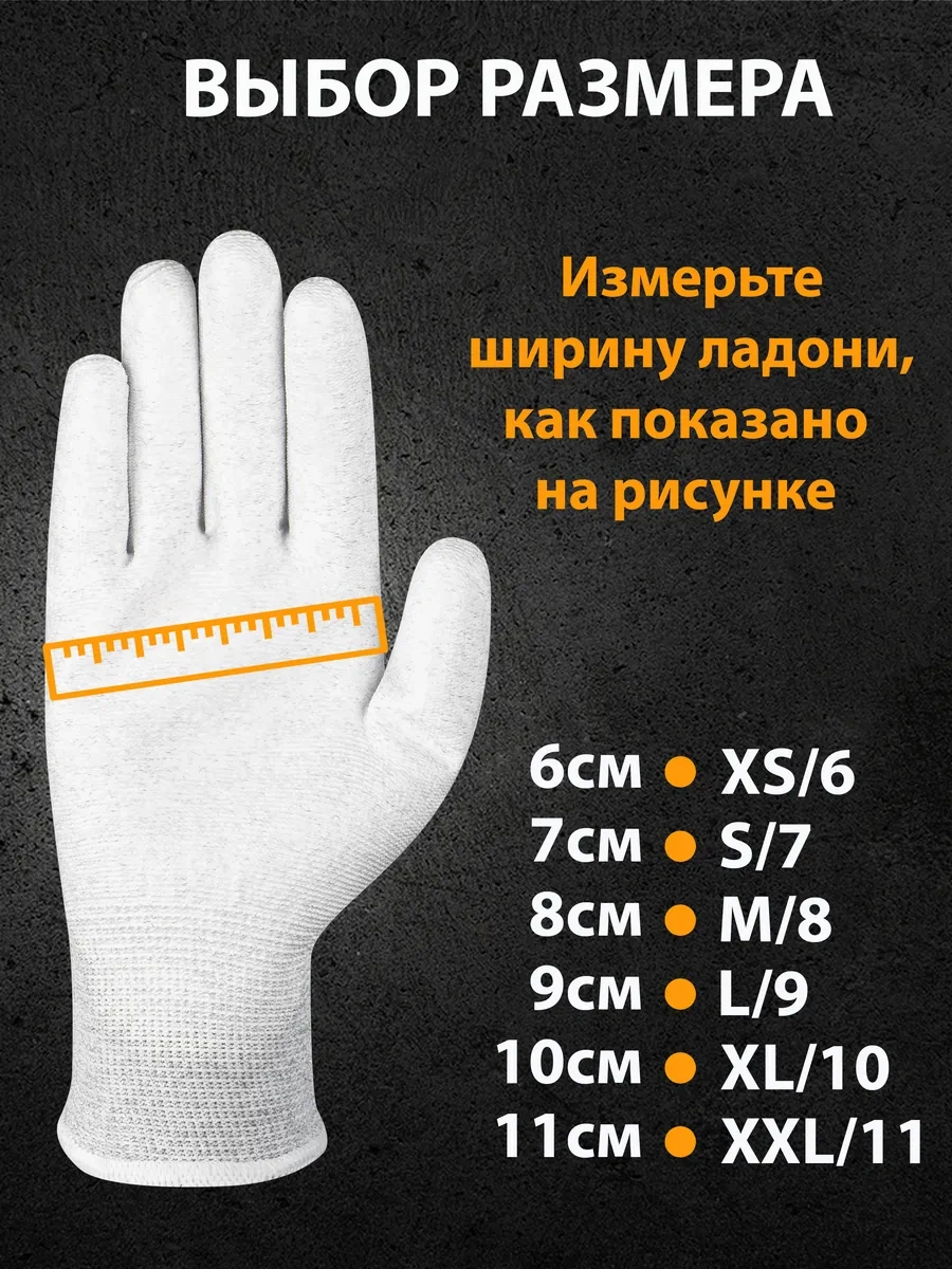 Sapset Antistatik Kaplamalı Avior White Esd İş Eldivenleri 328044672