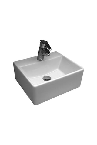 Serel Tezgah Üstü Dikdörtgen Lavabo 35 x 40 CM 2041T x s110H