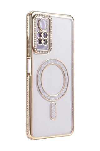 Xiaomi Redmi Note 12 Pro 4g Joke Simli Magneticsafe Kılıf Gold