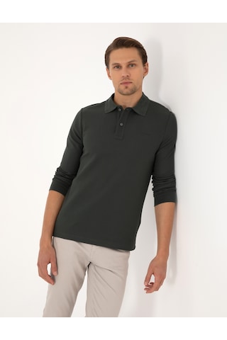 Pierre Cardin Erkek Koyu Haki Sweatshirt 50311678-vr111 Koyu Haki