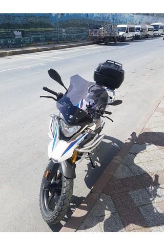 2017-20 Bmw 310Gs Uzun Ön Cam Koyu Füme Zeus 48cm 4mm G310Gs