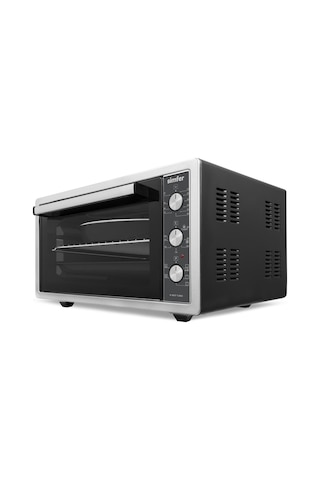 Simfer 4507 İnox 45 LT Turbo Fan Mini / Midi Fırın - 6 Fonksiyon, Pop-Up Düğme, Yoğurt Yapma & Buz Çözme