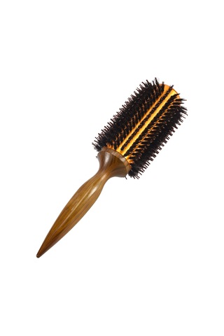 Xurunkeji Düz Twill Saç Tarağı Doğal Domuz Kılı Rulo Fırça Yuvarlak Namlu Üfleme Kıvırma Dıy Kuaförlük Şekillendirme Aracı