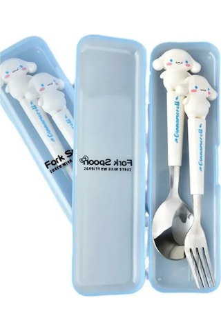 Kangvka Çocuklar İçin Emekli Yemek Takımı - Çocuk Dostu Paslanmaz Çelik Ve Gıda Seviyesi Silikon - Spoon Ve Fork - Unisex - Renkli Tasarım Sarı
