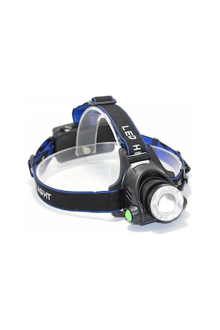 Techtic 6000 Lümen Şarjlı Kamp Balıkçı Feneri Kafa Lambası Beyaz