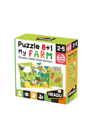 Headu 8+1 Çift Taraflı?Çiftliğim Yapboz