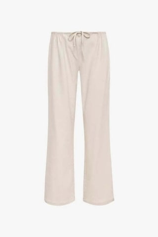 Amongst Few Kullanışlı Easy Drawstring Pant: Ayarlanabilir Kemer, Rahat Kesim Ve Yumuşak Kumaş Krem
