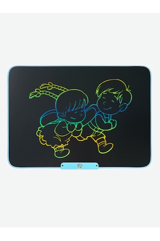 Solinpatech 10'' Şarj Edilebilir Dijital Yazı Çizim Tableti Mavi (Dijital Kalemli ve USB Kablolu)