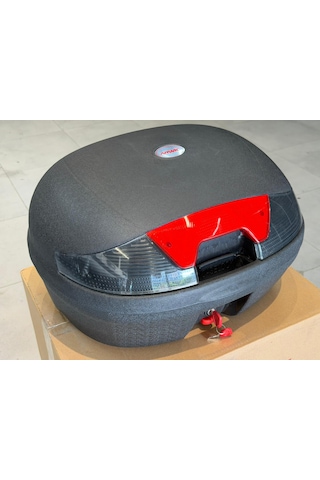 Motosiklet Arka Çanta 46 Litre Motorsiklet Kurye Çantası Siyah Renk