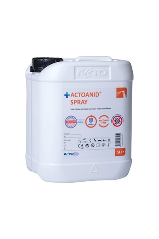 Acto Actoanıd Spray 5 Litre Alkol İçermeyen Yüzey Dezenfektanı